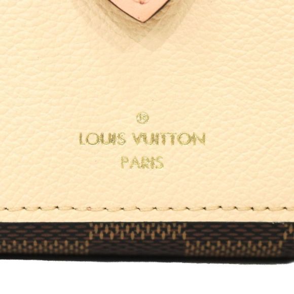 Louis Vuitton Damier Ebene Politefeuille Juliet Wallet Bifold Compact Brown - Picture 6 of 10